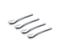 WM Bartleet & Sons 1750 TSET150 Juego de 4 cucharas Tradicionales de Porcelana para Mermelada, azúcar y Salsas, 15 cm, Color Blanco