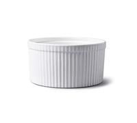 WM Bartleet & Sons - Plato para soufflé, de porcelana, tradicional, profesional, color blanco, Blanco, 18 cm