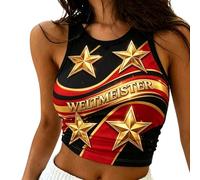 Wm Top 2026 Deutschland Damen Sexy Tank Top Fußball Tops Original Große Größen Wm Trikot 2026 Vintage Tanktops Mode Football Classic FußballTrikot Frauen Stretch Fan Shirt Fun-T Sportfan T-Shirts S