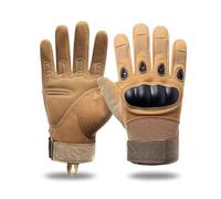 WMAMBZNDHP 1 par de Guantes cálidos Invierno for Deportes al Aire Libre, for Aficionados a Las locomotoras Militares, tácticos for Exteriores, for Montar(L Khaki)