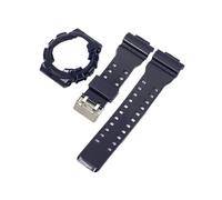 WMAMBZNDHP Correa De Caja Apta For Casio Fit For G-Shock GA-100/110/120 GA-140 GD-100/110/120 GLS-100 GAX-100 Accesorios De Banda De Reloj Con Bisel Brillante De Resina TPU(Royal blue)