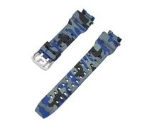 WMAMBZNDHP Correa De Camuflaje Apta For Casio Fit For G-Shock G-9200 GW-9200 9101 9102 9110 9125 Pulsera De Reloj Deportivo Resistente Al Agua De Goma De Resina For Hombres(Camo Dark blue)
