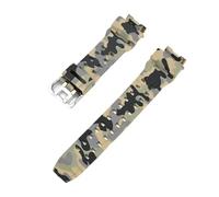 WMAMBZNDHP Correa De Camuflaje Apta For Casio Fit For G-Shock G-9200 GW-9200 9101 9102 9110 9125 Pulsera De Reloj Deportivo Resistente Al Agua De Goma De Resina For Hombres(Camouflage Khaki)