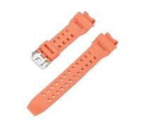 WMAMBZNDHP Correa De Camuflaje Apta For Casio Fit For G-Shock G-9200 GW-9200 9101 9102 9110 9125 Pulsera De Reloj Deportivo Resistente Al Agua De Goma De Resina For Hombres(Orange)