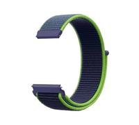 WMAMBZNDHP Correa De Nailon De 16 Mm, 18 Mm, 20 Mm, 22 Mm, Compatible Con Garmin Fit For Forerunner 255S Band Fit For Garmin Fit For Venu 2, Accesorios De Pulsera Aptos For Pulsera Forerunner 255(Lime