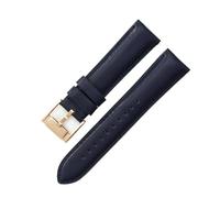 WMAMBZNDHP Correa de reloj apta for Fossil, resistente al agua, hebilla de acero rosa azul oscuro, correas de reloj universales de 22mm y 24mm(Dark Blue-Rose-K8,24mm)