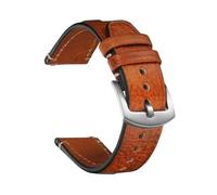 WMAMBZNDHP Correa De Reloj Apta For Seiko Apta For Correas De Reloj Snxs79 For Hombres Y Mujeres Aptas For Rolex 18mm 20mm 22mm Pulsera De Cinturón De Muñeca(RedBrown-Silver,20mm)