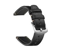 WMAMBZNDHP Correa De Reloj Apta For Seiko Apta For Correas De Reloj Snxs79 For Hombres Y Mujeres Aptas For Rolex 18mm 20mm 22mm Pulsera De Cinturón De Muñeca(Black-Silver,18mm)