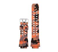 WMAMBZNDHP Fit For Casio Fit For G-SHOCK GW-9400 GW-9300 GW-9200 Correa De Reloj De Resina De Silicona For Hombres Ruber Mud Man Correa De Reloj Correa De Reemplazo Negra Impermeable(Camo orange)