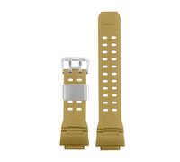WMAMBZNDHP Fit For Casio Fit For G-SHOCK GW-9400 GW-9300 GW-9200 Correa De Reloj De Resina De Silicona For Hombres Ruber Mud Man Correa De Reloj Correa De Reemplazo Negra Impermeable(Beige steel)