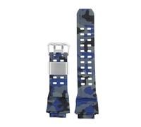 WMAMBZNDHP Fit For Casio Fit For G-SHOCK GW-9400 GW-9300 GW-9200 Correa De Reloj De Resina De Silicona For Hombres Ruber Mud Man Correa De Reloj Correa De Reemplazo Negra Impermeable(Camo Blue steel)