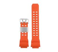 WMAMBZNDHP Fit For Casio Fit For G-SHOCK GW-9400 GW-9300 GW-9200 Correa De Reloj De Resina De Silicona For Hombres Ruber Mud Man Correa De Reloj Correa De Reemplazo Negra Impermeable(Orange steel)