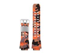 WMAMBZNDHP Fit For Casio Fit For G-SHOCK GW-9400 GW-9300 GW-9200 Correa De Reloj De Resina De Silicona For Hombres Ruber Mud Man Correa De Reloj Correa De Reemplazo Negra Impermeable(Camo orange steel