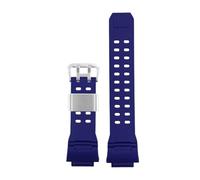 WMAMBZNDHP Fit For Casio Fit For G-SHOCK GW-9400 GW-9300 GW-9200 Correa De Reloj De Resina De Silicona For Hombres Ruber Mud Man Correa De Reloj Correa De Reemplazo Negra Impermeable(Blue steel)