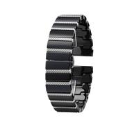 WMAMBZNDHP Fit For Smart Watch Band Fit For Huawei Fit For GT3 Correa Correa De Reloj De Cerámica Blanca Y Negra Reloj Fit For GT3 Hombres Y Mujeres Correa De Repuesto 43 46 Mm(4115 silver black,20mm(