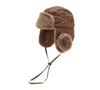 WMAMBZNDHP Gorros de Invierno for niños y niñas 1 a 5 años. Felpa Lei Feng con protección for Las Orejas, cálidos Gruesos, Ideales for protegerse del Viento(Coffee)