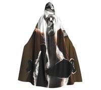 WMASTNjgdA Chal de poncho único con diseño de retrato de un camello, manta personalizable para mujer, accesorio perfecto para disfraz de Halloween, caballero, Akatsuki y más
