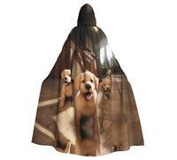 WMASTNjgdA Chal poncho único de The little dog in the room Darkness - Manta personalizable para mujer, accesorio perfecto para disfraz de Halloween, caballero, Akatsuki y más