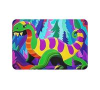 WMASTNjgdA - Felpudo personalizado único con patrón de monstruo de serpiente, tapete de puerta delantera para uso en interiores y exteriores, tapete de bienvenida personalizado con material de