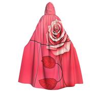 WMASTNjgdA Fondo de rosa, ilustración transformada, poncho único de oscuridad, manta personalizable para mujer, accesorio perfecto para disfraz de Halloween, caballero, Akatsuki y más