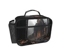 WMASTNjgdA Hell's World - Lonchera térmica con impresión personalizada para mujeres y hombres, portátil, con correa de mano para llevar alimentos para el trabajo, oficina, mochila enfriadora