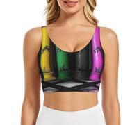 WMASTNjgdA Mysterious Water Giant Rose - Brasier deportivo para mujer, Colores misteriosos, Small
