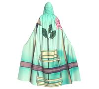 WMASTNjgdA Pink Roses by the bench Unique Darkness Poncho chal - Manta personalizable para mujer, accesorio perfecto para disfraz de Halloween, caballero, Akatsuki y más