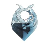 WMASTNjgdA The Gate of Futurism - Bufanda de satén estampada para la cabeza y bufanda para el pelo para mujeres y hombres, bufanda cuadrada de poliéster, El ángel de la oración 11, 22"x22"