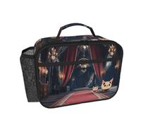 WMASTNjgdA The grand and magnificent hall of darkness - Lonchera aislada con impresión personalizada para mujeres y hombres, correa portátil de mano para bolsa de alimentos para el trabajo y la