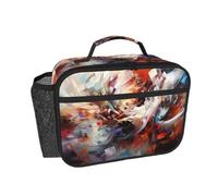 WMASTNjgdA The Physics of Color - Lonchera térmica con impresión personalizada para mujeres y hombres, portátil, correa de transporte de mano para alimentos, para el trabajo, la oficina, mochila
