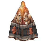 WMASTNjgdA Un par de chales únicos de ardillas de oscuridad, manta personalizable para mujer, accesorio perfecto para disfraz de Halloween, caballero, Akatsuki y más