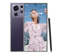 WMDMJT Teléfono Desbloqueado S25 Ultra, Android, 10 núcleos, 16 GB/1 TB, Pantalla HD de 7,3 Pulgadas, cámara de 108 MP y 72 MP, batería de 8000 mAh, 5G, Doble SIM,Purple-1TB