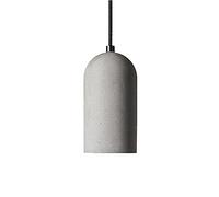 Wmdtr Casa de Campo Industrial Colgante Luz de Cemento Pantalla Minimalista Lámpara de Techo, Drop Light Cilíndrico Lámparas de suspensión rústica para Dormitorio Comedor Junto a la Cama