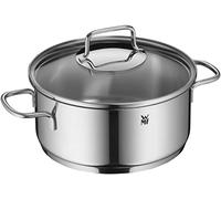 WMF Astoria Cacerola, 18/10, Vidrio, Acero Inoxidable Pulido, 20 cm