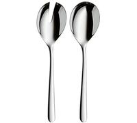 WMF 1260216340 Kult - Cubiertos Grandes para Ensalada de Acero Cromargan