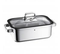 Wmf 1741026040 fuente de asado 3,5 l vidrio, silicona, acero inoxidabl