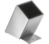 WMF 1893844500 FlexTec Bloque de cuchillos de acero inoxidable vacío, para máx. 15 cuchillos de cocina, diseño libre de cuchillos, protección óptima, acero inoxidable Cromargan, plástico de alta