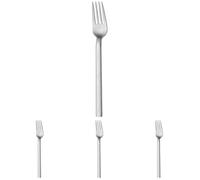 WMF Alteo - Tenedor de Mesa Cromargan Acero Inoxidable 18/10 Mate Lavavajillas. (Paquete de 4)
