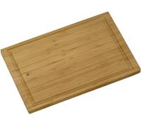 WMF Bambú - Tabla de Cortar de Madera de Bambú, 38 X 25 x 2 cm Tabla de Madera Mediana Rectángular para Cocina con Ranura para Jugos, Respetuosa con las Cuchillas