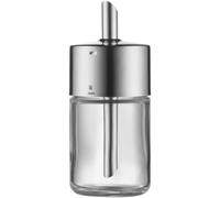 WMF Barista - Dosificador azúcar 240g - 15 cm Altura Azucarero Ø 6,6 cm, Vidrio y Acero Inoxidable Cromargan, Plateado