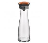 WMF 617706600 Basic Botella de agua de cristal, Sistema Close Up, Sin accesorios, Cobre, 1,0 litros
