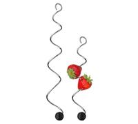 WMF - Pinchos en forma de espiral para fruta, color plata, 2 piezas, colección Basic, Acero Inoxidable Pulido, 24 x 4 x 4 cm