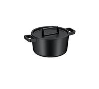 WMF Flavour - Olla de 24 cm Con Tapa de Hierro con Perillas de Condensación, Cacerola de 5,2 L de Hierro Fundido Esmaltado Apto para Inducción, Sin Revestimiento, Apta para Lavavajillas