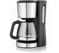WMF Bueno Cafetera de filtro con jarra de cristal, café de filtro, 10 tazas, botón de inicio/parada, antigoteo, filtro giratorio, apagado automático, placa calentadora, 1000 W