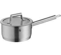 WMF Comfort Line Cazo de 16 cm con tapa, cacerola pequeña de 1,4 l, olla de inducción, acero inoxidable mate Cromargan, escala, apilable, sin recubrimiento