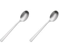 WMF Corvo Cromargan protect - cuchara de postre, acero inoxidable pulido, resistente a los arañazos, apto para lavavajillas (Paquete de 2)