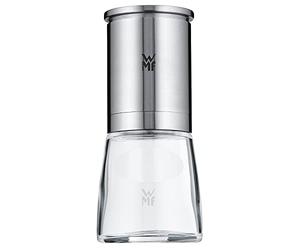 WMF De Luxe - Molinillo para Especias con Molinillo de Cerámica Acero Inoxidable Mate y Cristal