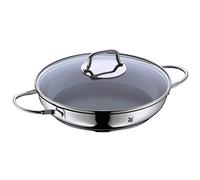 WMF Devil Natural - Rustidera Antiadherentes 26 cm con Tapa de Vidrio, Acero Inoxidable y Revestimiento Antiadherente Mienral Cerámico para Todo Tipo de Cocinas Incluido Inducción, sin PFOAni PTFE