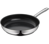 WMF Sartén Devil Natural 28 cm, Acero inoxidable, Antiadherente mineral sin PFOA, Inducción/horno