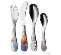 WMF Disney Frozen - Cubertería para Niños 4 Piezas (Tenedor, Cuchillo de Mesa, Cuchara y Cuchara Pequeña) (WMF Kids Infantil)